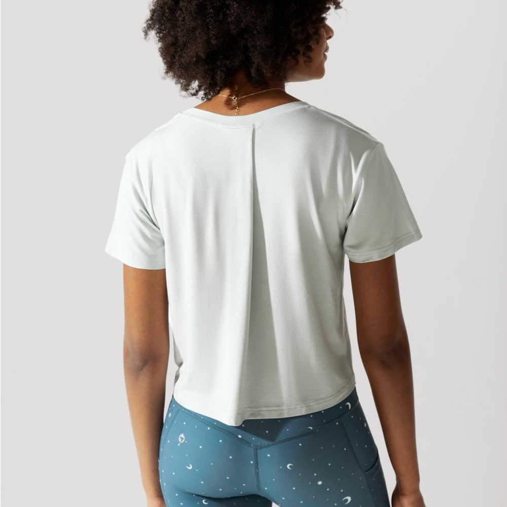 ⚡️ POPFLEX Active Light Mint Workout T Shirt  - Sold out style not coming back!